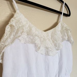 White Dress with lace detail